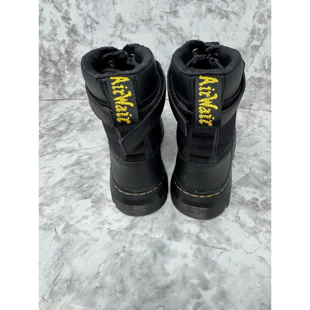 Dr. Martens Combs Tech 🖤II Cordura Black Utility Boots Zip Front Tactical‎
